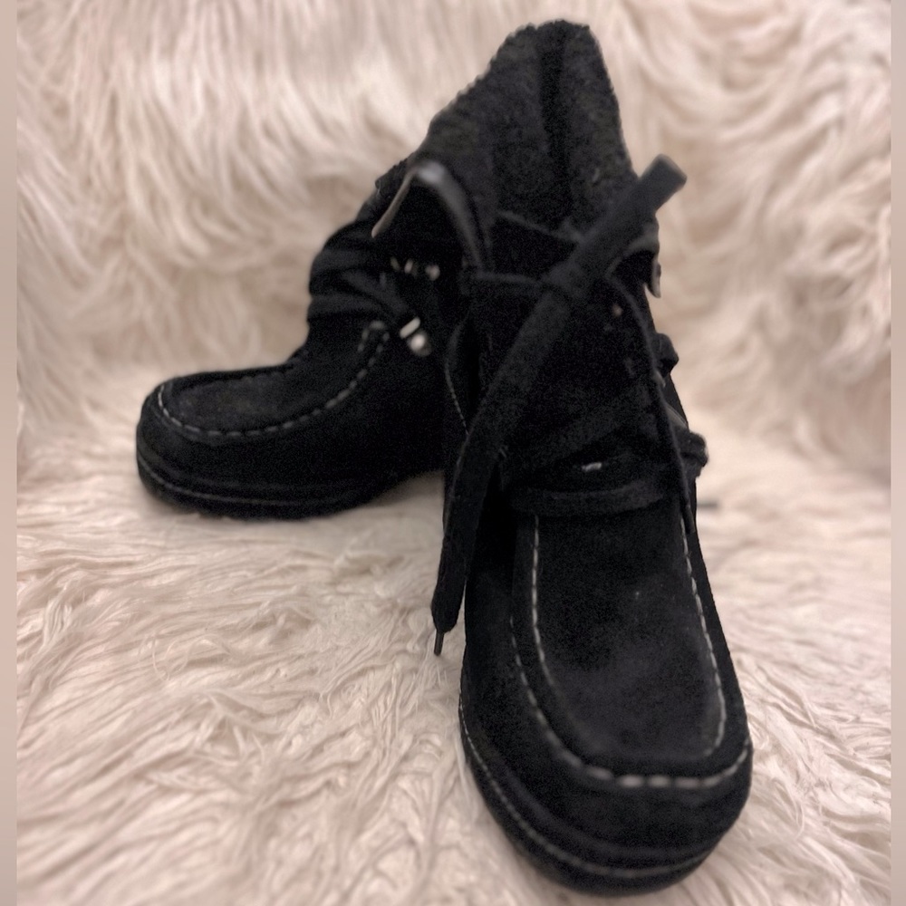 Suede booties